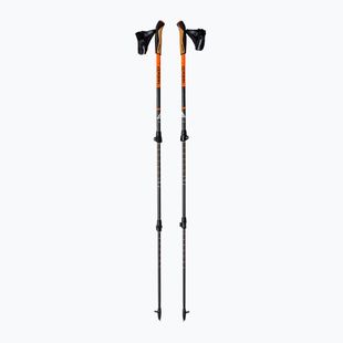 Kije nordic walking GABEL Carbon XT 3S 100 F.L. czarno-pomarańczowe 7009351420000