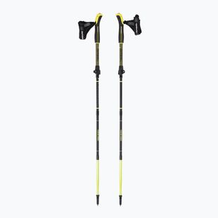 Kije nordic walking GABEL Fusion Wired czarny/limonkowy