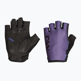 Rękawiczki rowerowe damskie Northwave Active Short Finger dark purple