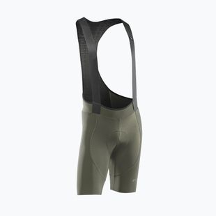 Spodenki rowerowe męskie Northwave Fast Bibshort forest green
