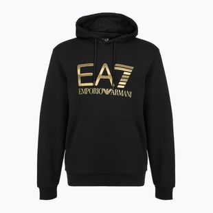 Bluza męska EA7 Emporio Armani Train Logo Series Big Logo Hoodie black