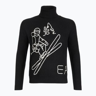 Sweter męski EA7 Emporio Armani Mountain Apres Ski Embroidery Knitted