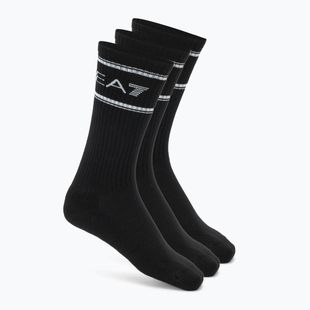 Skarpety EA7 Emporio Armani Train Socks Sponge 3 pary black/black/black