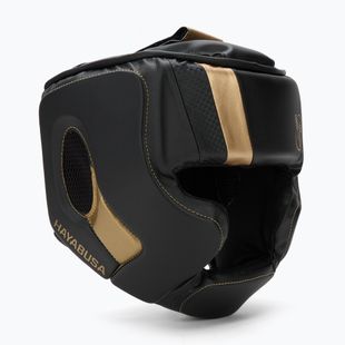 Kask bokserski Hayabusa T3 Headgear black/gold