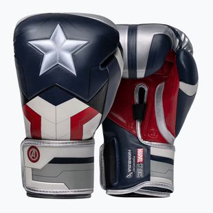 Rękawice bokserskie Hayabusa Marvel's Captain America silver/blue