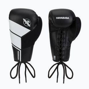 Rękawice bokserskie Hayabusa S4 Lace Up black/white