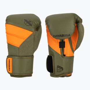 Rękawice bokserskie Hayabusa T3 green/orange