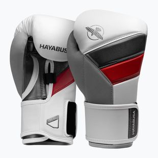 Rękawice bokserskie Hayabusa T3 white/red