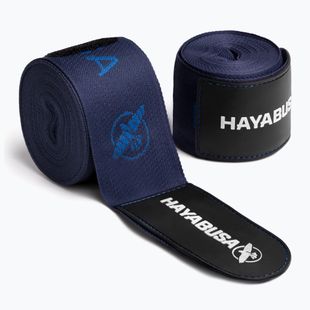 Bandaże bokserskie Hayabusa Deluxe Jacquard Handwraps 450 cm blue