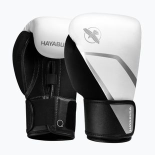 Rękawice bokserskie Hayabusa E1 Boxing white/silver