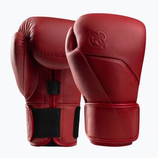 Rękawice bokserskie Hayabusa E1 Leather red