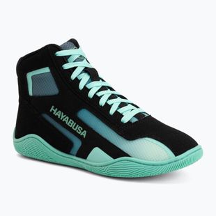 Buty bokserskie Hayabusa Surge black/cyan