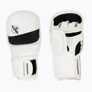 Rękawice grapplingowe Hayabusa T3 Hybrid white/black
