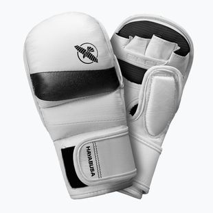 Rękawice grapplingowe Hayabusa T3 Hybrid white/black