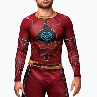 Rashguard longsleeve męski Hayabusa Marvel's Iron Man red