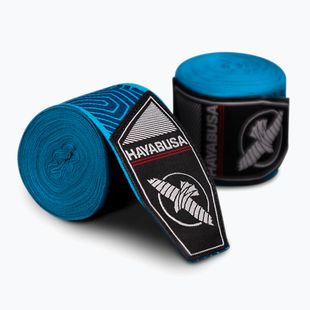 Bandaże bokserskie Hayabusa Perfect Stretch Printed 450 cm blue geo