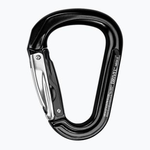 Karabinek wspinaczkowy Grivel Mega K6G Twin Gate black/black