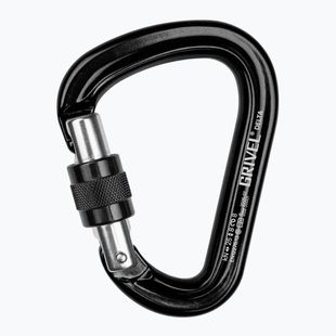 Karabinek wspinaczkowy Grivel Delta K5N Screw Lock black/black