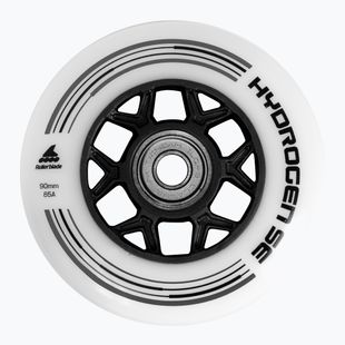 Kółka do rolek Rollerblade Hydrogen SE 90 mm/85A + ILQ9 8 szt. white/black