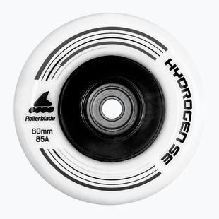 Kółka do rolek Rollerblade Hydrogen SE 80 mm/85A + ILQ9 8 szt. white/black