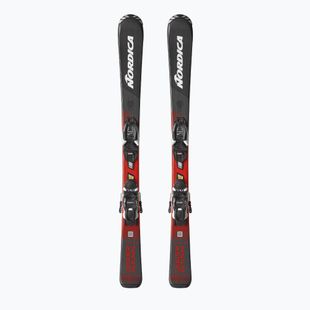 Narty zjazdowe dziecięce Nordica Team JR (110-150) + wiązania J7.0 FDT black/red