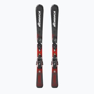 Narty zjazdowe dziecięce Nordica Team JR (100-140) + wiązania J4.5 FDT black/red
