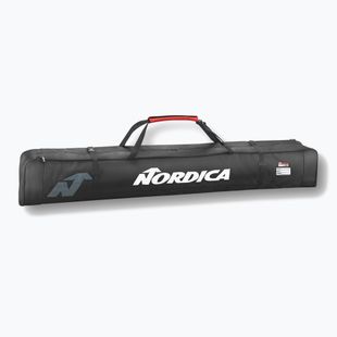 Pokrowiec na narty Nordica Single Ski Bag (Eco Fabric) black/white/red