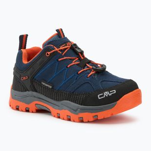 Buty trekkingowe dziecięce CMP Rigel Low Wp b.blue/arancio