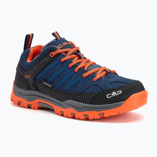Buty trekkingowe juniorskie CMP Rigel Low Wp b. blue/arancio