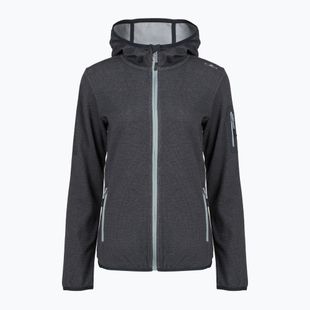 Bluza trekkingowa damska CMP 34H6376 Fix Hood nero/cemento