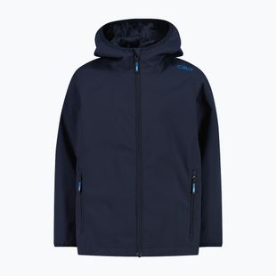 Kurtka przeciwdeszczowa dziecięca CMP 35Z5514 Fix Hood black/blue