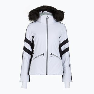 Kurtka narciarska damska CMP 35W0246 Zip Hood Synthetic Fur bianco
