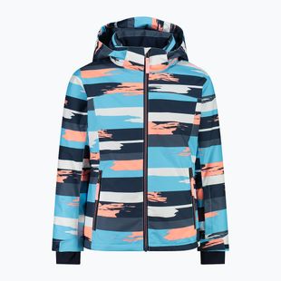 Kurtka narciarska dziecięca CMP 39W2085 topazio/bianco/lotus
