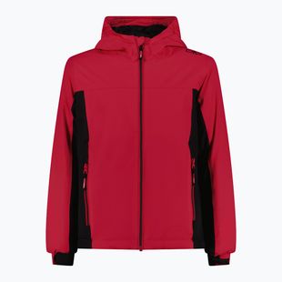 Kurtka softshell dziecięca CMP 35Z1435 Fix Hood carminio