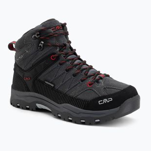 Buty trekkingowe juniorskie CMP Rigel Mid Wp grey/ferrari