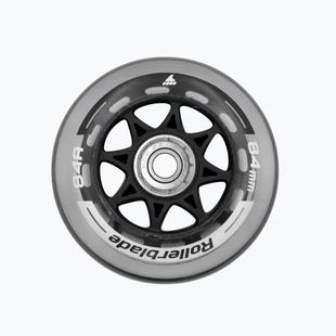 Kółka do rolek z łożyskami Rollerblade Wheels XT 84 mm/84A + SG7 8 szt. clear