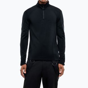 Bluza narciarska męska EA7 Emporio Armani Pure Powerstretch T-Top Half Zip black