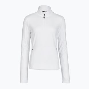 Bluza narciarska damska EA7 Emporio Armani Pure Powerstretch T-Top Half Zip white