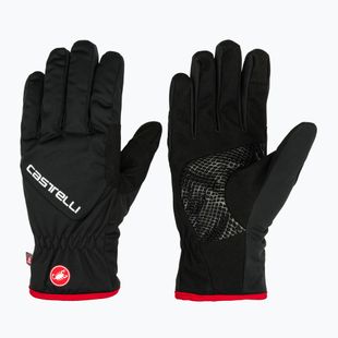 Rękawiczki rowerowe męskie Castelli Entrata Thermal black