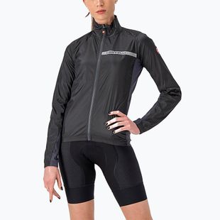 Kurtka rowerowa damska Castelli Squadra Stretch light black/dark gray