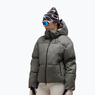 Kurtka narciarska damska Oakley Icicle Cropped cement melange