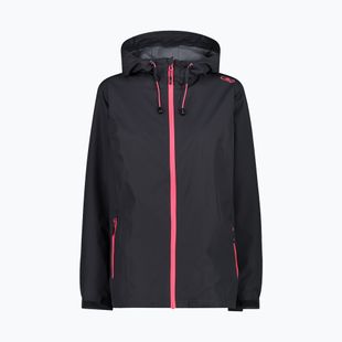 Kurtka przeciwdeszczowa damska CMP 39X6636 Fix Hood antracite/gloss