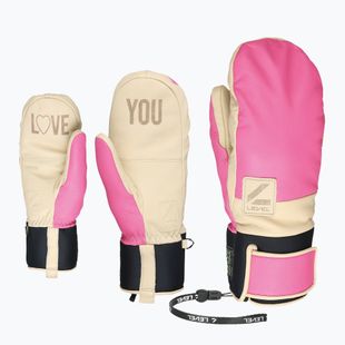 Rękawice snowboardowe Level Rover Mitt fucsia