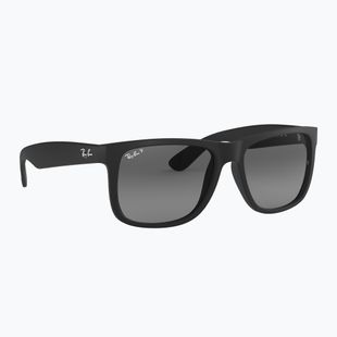 Okulary przeciwsłoneczne Ray-Ban Justin Classic matt black gum/dark grey
