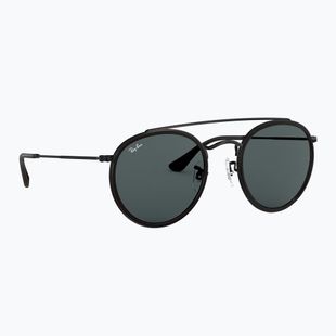 Okulary przeciwsłoneczne Ray-Ban Round Double Bridge black/blue/grey