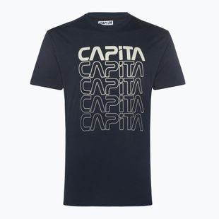 Koszulka CAPiTA Worm washed navy