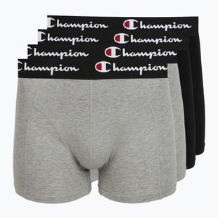 Bokserki męskie Champion Trunk Knit oxford grey melange/oxford grey melange/black