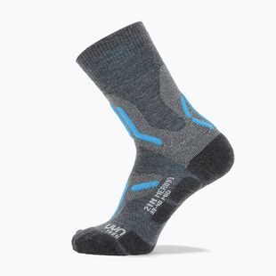 Skarpety damskie Uyn Trekking 2IN Merino Mid mid grey/turquoise