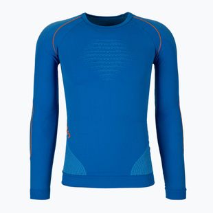 Bluza termoaktywna męska UYN Evolutyon UW Shirt blue/blue/orange shiny
