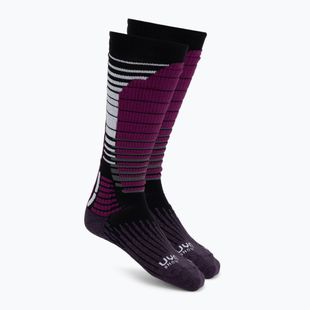 Skarpety snowboardowe damskie UYN Ski Snowboard black/purple